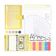 PU kožený zakladač na notebooky Cash Budget žltý