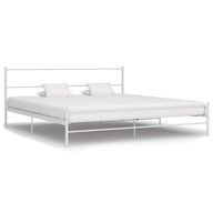 Rama łóżka, biała, metalowa, 180 x 200 cm Lumarko!