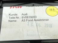 grid air conditioning devices TUNELU rear part AUDI A3 8V 8V0819203