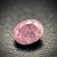 Prírodný diamant 0.17ct Ružový Cushion I3 Certifikácia ALGT