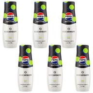 6× Sirup SodaStream Pepsi Max Lime Flavour 440 ml