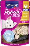 Vitakraft Poesie Deli Sauce Junior kurczak w sosie saszetka 85g