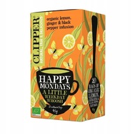 CLIPPER Happy Mondays herbata cytrynowa z imbirem 20 saszetek