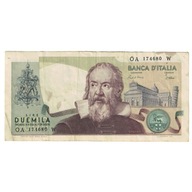 Banknot, Włochy, 2000 Lire, 1983, 1983-10-24, KM:1