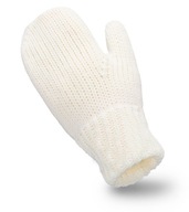Zimné Teplé Detské rukavice Krémové 4 roky - 12 rokov RUKAVICE