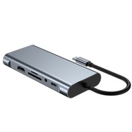 STACJA DOKUJĄCA HUB USB C ADAPTER USB C 11 W 1 Z 4K HDMI