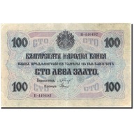 Banknot, Bulgaria, 100 Leva Zlato, 1916, 1916, KM: