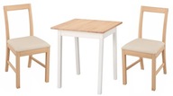 IKEA PINNTORP Stôl 65x65cm + 2 stoličky Katorp