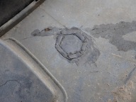 MITSUBISHI COLT 04-08 5D bumper rear part rear