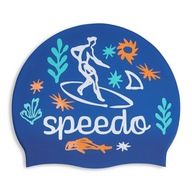 Speedo Printed Silicone Cap Czepek Pływacki Dla Dorosłych
