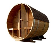 Sauna ogrodowa beczka do samodzielnego montażu 2,4 m