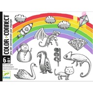 Djeco - Kartová hra COLOR CONNECT