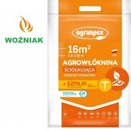 Agrowłóknina ściółkująca (przeciw chwastom) Agrimpex czarny 1,6x 10m 16m²