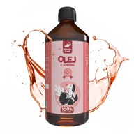 Olej z łososia Dla Psa Kota 100% BARF Human Grade Nierafinowany Omega 3 1L