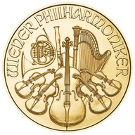 Wiedeński Filharmonik 1/4 uncji Złota moneta Au999.9