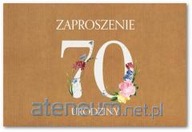 Zaproszenie Urodziny 70 ZT41 (10szt.)