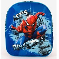 Plecak przedszkolny Spiderman niebieski
