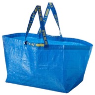 Nákupná taška pranie bazén pláž veľká modrá IKEA FRAKTA 35x55 cm 71L