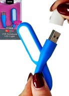 LAMPKA SILIKONOWA USB LED GIĘTKA DO LAPTOPA KOLORY