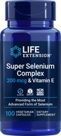 SUPER SELENIUM COMPLEX LIFE EXTENSION IMUNITA Selén Vitamín E