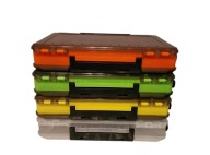 TÖBBFUNKCIÓS KÉTOLDALAS HORGÁSZ CSALI DOBOZ 16 db tárolására alkalmas