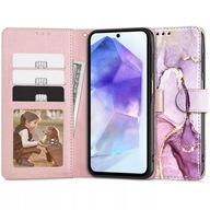 Etui portfel Wallet do Samsung Galaxy A55 5G Marble