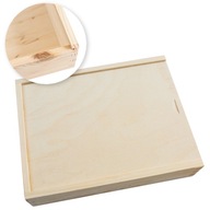 Drewniane pudełko na zdjęcia 15x21 15x23 książkę album Pamiątki Prezent