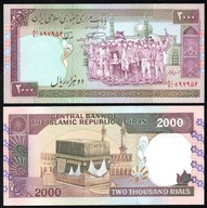 $ Irán 2000 RIALS P-141l UNC