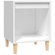 Nočný stolík, biely, 40x35x50 cm, materiál drevop