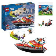 LEGO City 60373 Łódź strażacka Strażaków GRATIS Poduszkowiec ratowników