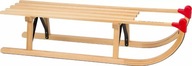 Sanki drewniane klasyczne wytrzymałe NIJDAM Davos 90kg / 100cm