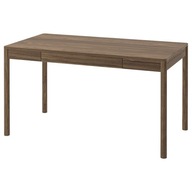 IKEA TONSTAD Písací stôl, hnedý moridlový dyha dubový, 140x75 cm