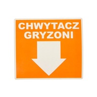 Naklejka na ścianę chwytacz gryzoni