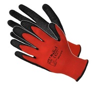 Ochranné rukavice latex červené 9