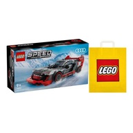 LEGO SPEED CHAMPIONS č.76921 - Závodné Audi S1 E-tron Quattro + Taška LEGO