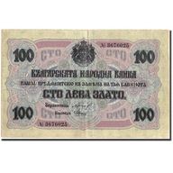 Banknot, Bulgaria, 100 Leva Zlato, 1916, 1916, KM: