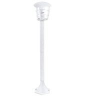 Stĺpik na osvetlenie štvorcový Eglo ALORIA E27 94 cm biely