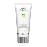 APIS Acne-Stop masážny gél na tvár s minerálmi z Mŕtveho mora zelený