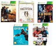 5 XBOX360 FIFA BRINK GAMES TITANFALL OBLIVION LA NOIRE