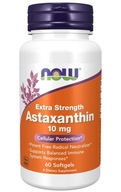Doplnok Now Foods Astaxanthin 10 mg 60 kaps.