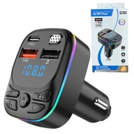 Transmiter FM MP3 SD BLUETOOTH Głośnomówiący Ładowarka C Samochodowa Usb