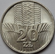 20 zł Wieżowiec i Kłosy 1973 mennicze mennicza