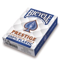Karty Bicycle - Prestige 100% plast Modrá