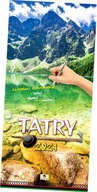 Kalendár 2024 pruhovaný široký Tatry