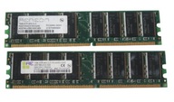 Pamięć DDR 2GB 400MHz PC3200 Aeneon 2x 1GB Dual Gwarancja