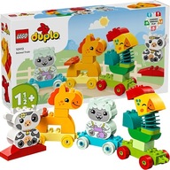 LEGO DUPLO VLAK SO ZVIERATKAMI KONÍK OVEČKA KRAVIČKA 10412 VEĽKÉ KOCKY