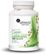 ALINESS Green Coffee 3200 ZIELONA KAWA 100 kaps.