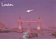 ANGLIA - LONDYN - MOST TOWER - CONCORDE - STATEK