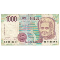 Banknot, Włochy, 1000 Lire, 1990, 1990-10-03, KM:1