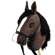 Hobby Horse Skippi gniady - koń na patyku - kiju - dla dziecka - A3 kantar